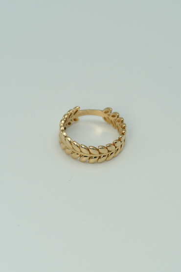 14 Ayar Altın Başak Model Yüzük - Naze Kuyumculuk