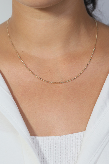 14 Ayar Altın Dorika Toplu Zincir 1,90 mm - Naze Kuyumculuk