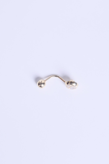 14 Ayar Altın Göbek Piercing - Naze Kuyumculuk