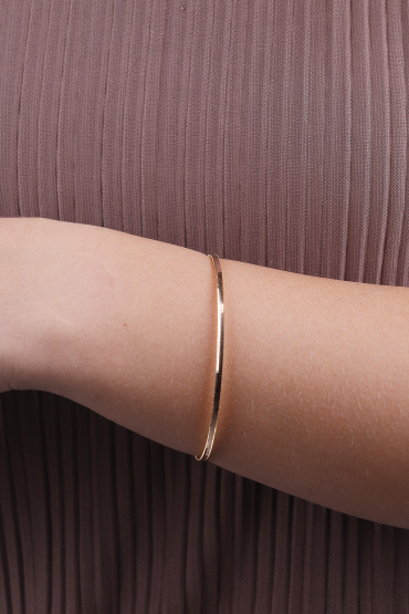 14 Ayar Altın Işıltılı Ajda Bilezik - Naze Kuyumculuk